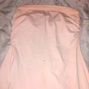 Pink XL strapless top